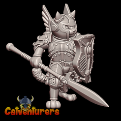 Image9.png STL file Paladin Cat・3D printing idea to download