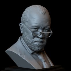 03.RGB_color.jpg 3D-Datei Bernard Lowe (Jeffrey Wright) Westworld HBO - 3D-Druckmodell, Porträt, Büste, Skulptur - 200 mm hoch・3D-druckbare Vorlage zum herunterladen