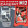 7.png M12 Packout Insert - Milwaukee Packout Insert - Taladro y percusión