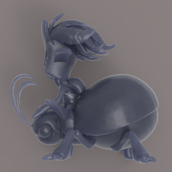 untitled.22.png Beetlebark And Plod Courier DOTA 2 3D Model