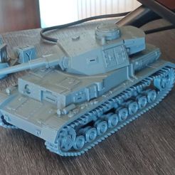 IMG_20211210_140744.jpg STL file Panzer 4 Tank・3D printing design to download, CgManuil