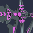 Cyber-Halber-v22.png Cyberpunk Cosplay Axe [3D Model Stl]