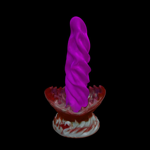 Dildo-Spirale-Mund-Monster STL Datei fr 3D-DruckCults
