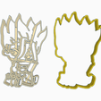 SADFGGG.png STL file ZENKU - COOKIE CUTTER - DR STONE / DOCTOR STONE・3D printable model to download