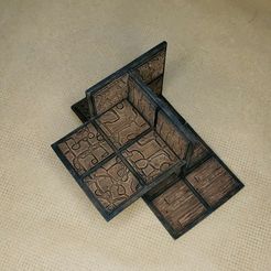 cobble-sample.jpg Fichier STL 2x2 Carreaux de pierre modulaires pour sol/mur pour DnD, Pathfinder, etc.・Objet imprimable en 3D à télécharger