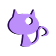 cat_keychain.stl Llavero del proceso de diseño de ingeniería