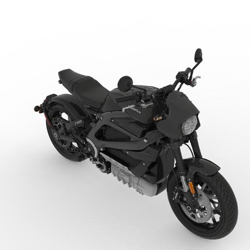 LiveWire ONE 2021 Electric Naked Motorcycle – Detailed Miniature Model for Display & Easy Printing