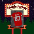 Chiefs-Jersey-2.png Kansas city Chief  2 Christmas Ornaments/ Patrick Mahomes / Travis Kelce / Football ornaments