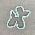 IMG_6255.jpeg balloon dog outline cookie cutter clay cutter