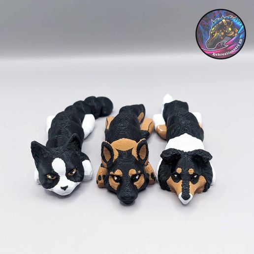 403633555_383990394274660_1975013113727916932_n.jpg Baby Dog and Cat Flexi Keychains (Set of 8.)