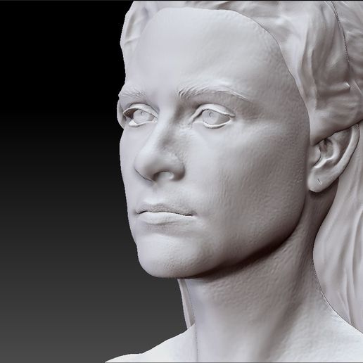 DoloresPrintWhite_0004_Layer 2.jpg 西部世界》中的 Dolores Abernathy 埃文-蕾切尔-伍德半身像