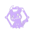 Horloge Mimiqui part 1.stl Pokemon Mimiqui Clock (Mimikyu)