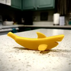 b19de03c-4628-4828-9777-c2e3d9fa7eff.jpg Fichier 3D gratuit Banane Requin - Décoration d'intérieur - Fruits rigolos・Modèle à télécharger et à imprimer en 3D