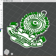 Mohammedan-SC-3.png ISL Mohammedan SC keychain badge color printable and renderable