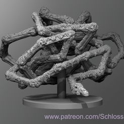 www.patreon.com/Schlossbauer STL-Datei Langes Pferd kostenlos・3D-Drucker-Modell zum herunterladen