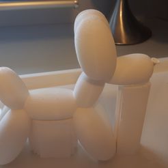 20180211_102715.jpg Free STL file balloon dog・3D printing idea to download