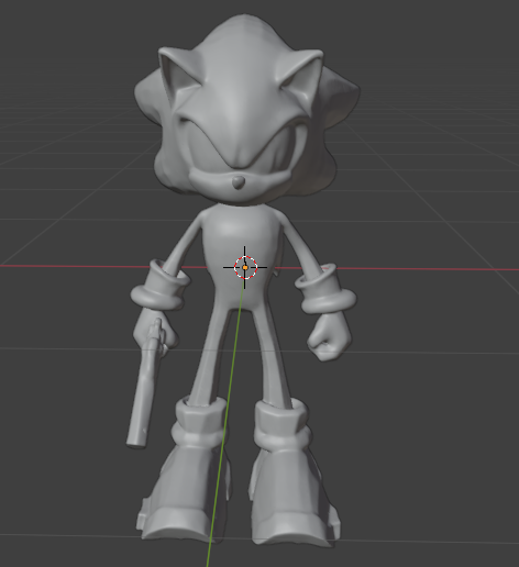 🔫 Shadow with Gun from Sonic 3・Free STL File for 3D printing・Cults