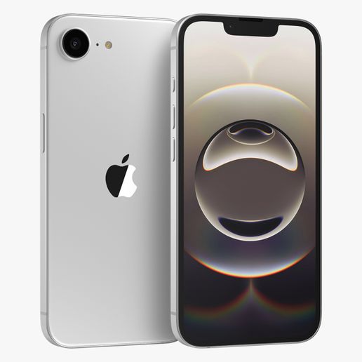 Apple iPhone 16E White 3D model