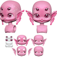 3.png {KABBIT ADDON] - Nymph Head for Kabbit BJD - (For FDM and SLA Printing)