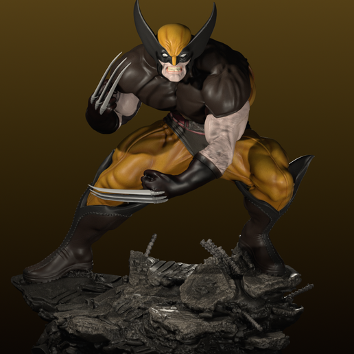 Savage Mutant (Brown Suit) Statue - Fan Art STL, OBJ