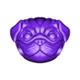 Pug Magnet.stl Магнит "Мопс