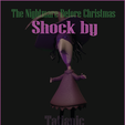 Mesa-de-trabajo-1_5.png 🌂Shock By The Nightmare Before Christmas character sculpture 3D STL (keychain)🌂