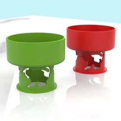Support-bougie-chauffe-plat-modèle-2.jpg STL file Support bougie chauffe plat - Tea light candle holder・3D print object to download, arvylegris