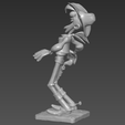 4.png Lucky Luke STL File, Cowboy 3D Print Model, FDM Miniature Figure