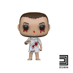 ELEVEN-HOSPITAL-01.png 3D-Datei ELF 11 KRANKENHAUS ANZUG FREMDE DINGE FUNKO POP TOYART・Design für 3D-Drucker zum herunterladen