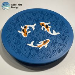 IMG_0059.jpg STL file Koi Fish Swirl Tray・Template to download and 3D print