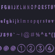 2.png 3D letters, alphabets, numbers, symbols, special characters, and signs