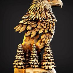 AGUILA.jpg Free STL file EAGLE EAGLE・Object to download and to 3D print