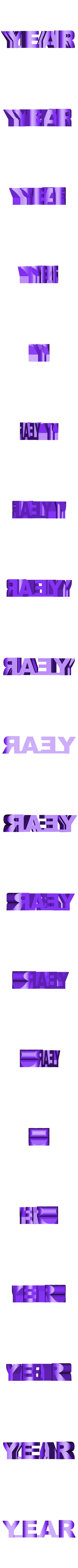 year 2019 sans support.stl AÑO 2019