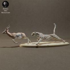 cheetah_gazelle_1.jpg Fichier STL Guépard chassant la gazelle de Thomson・Design à télécharger et à imprimer en 3D