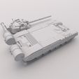 T-80 Army Tank 4.jpg T-80 Army Tank PRINTABLE Army Gun 3D Digital STL File