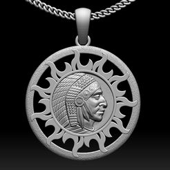 3.jpg STL-Datei Indischer Anhänger Silber Goldschmuck druckbares 3D Modell・3D-druckbares Modell zum herunterladen