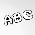 ABC.jpg Initials for 3d lamp - Full alphabet