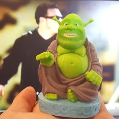 079ce6f64124d989c0b4444df9f08a89_display_large.jpg Free STL file Multicolor Buddha Shrek・3D printer model to download