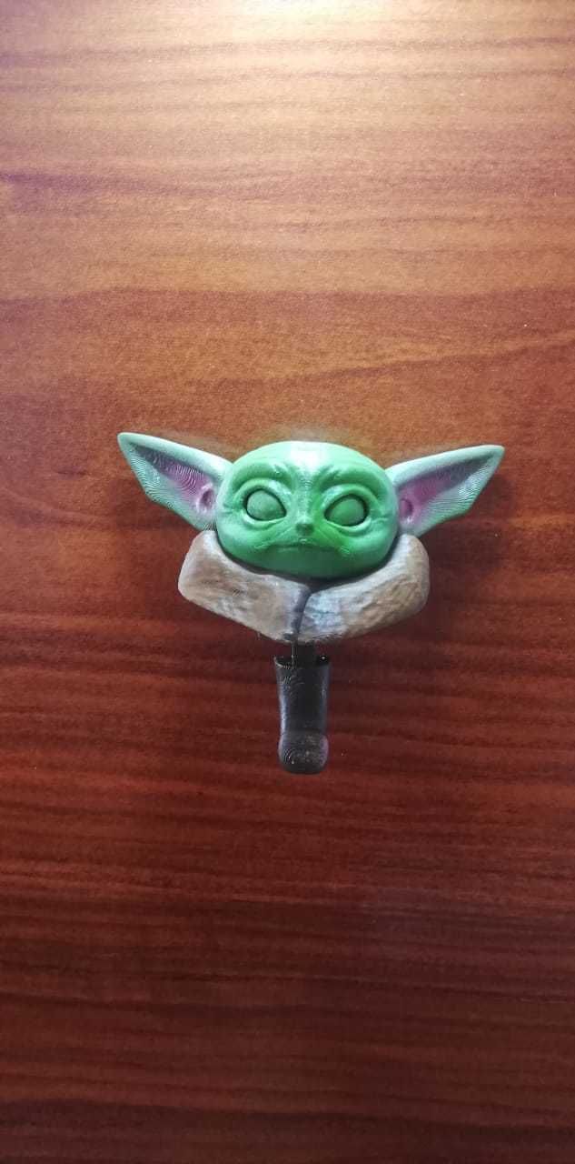 7.jpeg STL file Baby Yoda key holder・3D print design to download, Aslan3d