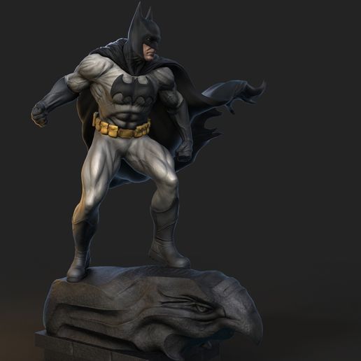 batman turntable.95.jpg Fichier STL gratuit refonte du Batman・Modèle pour imprimante 3D à télécharger, tutus