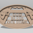 Shapr-Image-2023-04-20-113150.png God Bless Our Home, wall hanging plaque, Christian gift, spiritual decor
