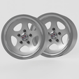 stag.png Staggered Rims - Motor Wheel "FLYS" - Real Rims for Scale Model Cars (STL FILES)