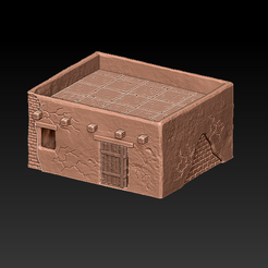 Desert-House-Free-Sample-B.png STL-Datei Terrain Scenery - Wüstenhaus - Kostenloses Muster kostenlos・3D-druckbares Design zum herunterladen