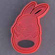 Conejo_huevo1.png Easter Cookie Cutter Set: Easter Bunny. Easter Cookie Cutter Pack: Easter Bunny.