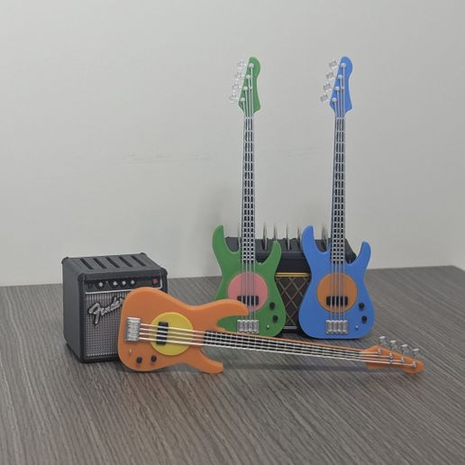 🎸 FleaBass Model 32 (2009) : Bass guitar 🎸・Free STL File for 3D