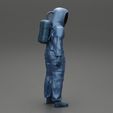 Girl-0002.jpg 3D file Scientist wearing radiation protection standing・3D printing model to download