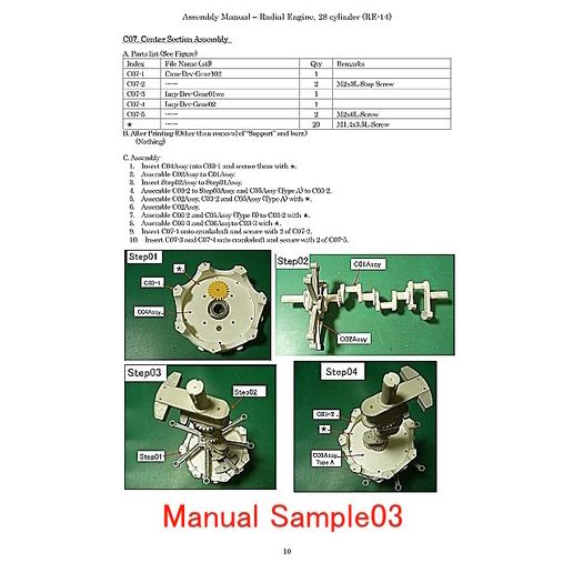 Radial Engine, 28 Cylinder, Post-World War II, Biggest - Cults3D 3D ...