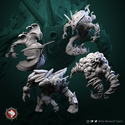 inst_Elementals.png 3D file 8 Elementals set (Water+Baby, Fire+Baby, Air+Baby, Earth+Baby) pre-supported・3D printing design to download