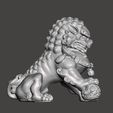3.jpg Chinese Guardian Lion (3D Scanned) KB 1005