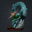 zoro4.jpg une pièce - roronoa zoro - statue imprimée en 3d